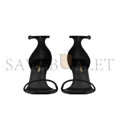 YSL OPYUM SANDALS IN PATENT LEATHER 5576791TVVV1000